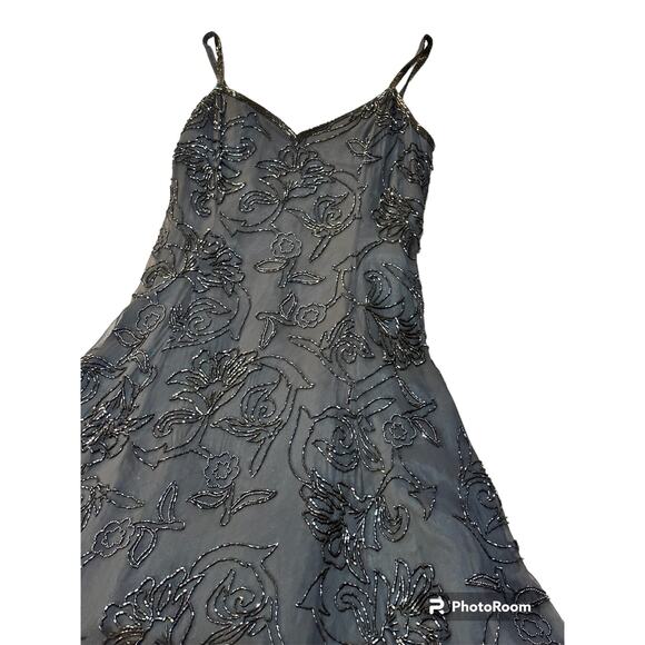 Lillie Rubin Dresses & Skirts - Vintage Silk Embellished Mini Dress